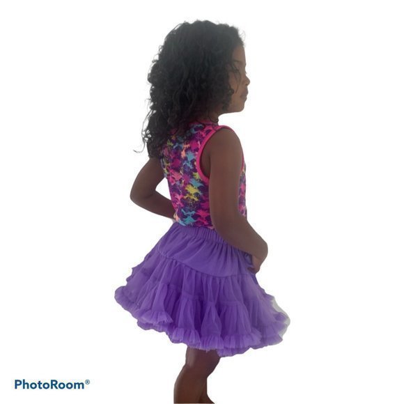 Tortoise&Rabbit Purple Girls Ruffled Tutu … - Picture 2 of 4